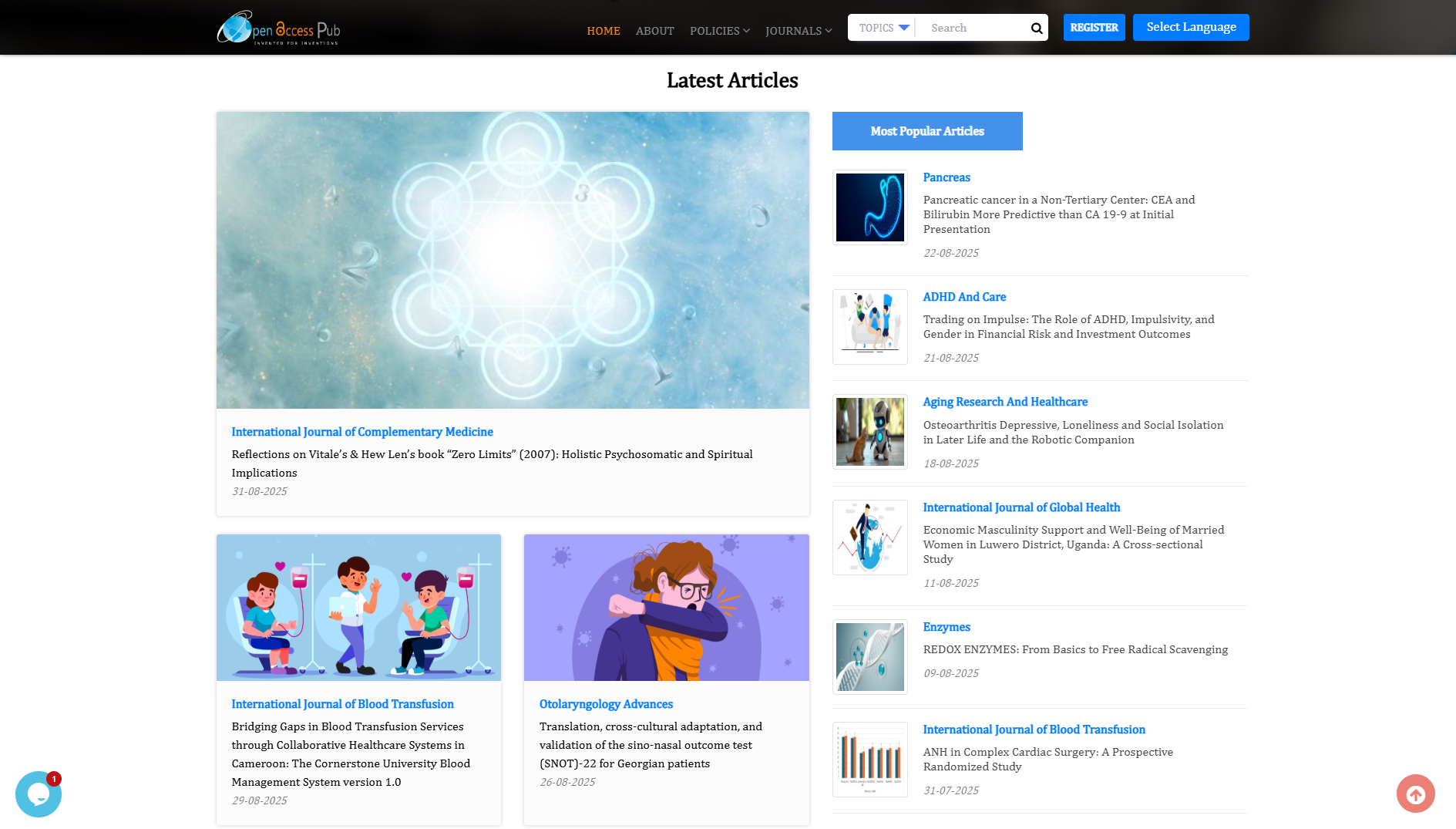 Article Metrics Display